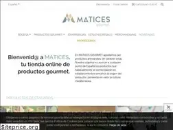 Sites similar to maticesgourmet.es