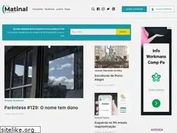 Sites similar to matinaljornalismo.com.br