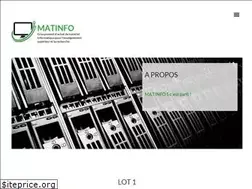 Sites similar to matinfo-esr.fr