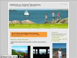 Sites similar to matinicusisland.com
