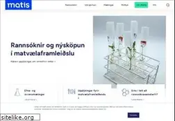 Sites similar to matis.is