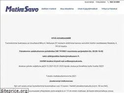 Sites similar to matkasavo.fi
