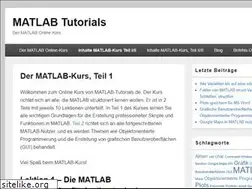 Sites similar to matlab-tutorials.de
