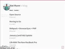 Sites similar to matmunn.me