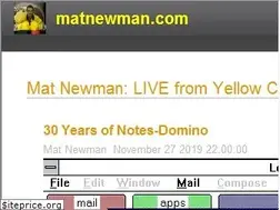 Sites similar to matnewman.com