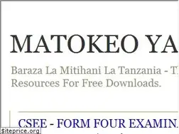Sites similar to matokeoyamitihani.blogspot.com