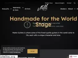 Sites similar to maton.com.au