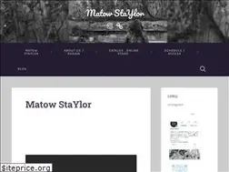 Sites similar to matowstaylor.com