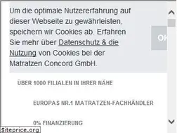 Sites similar to matratzen-concord.de