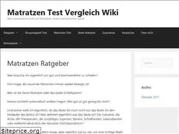 Sites similar to matratzen-nerd.de