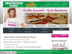 Sites similar to matratzen-platz.de