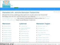 Sites similar to matratzen.info