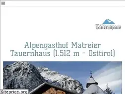 Sites similar to matreier-tauernhaus.com