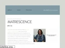Sites similar to matrescence.com