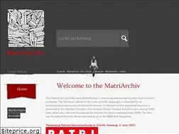 Sites similar to matriarchiv.info