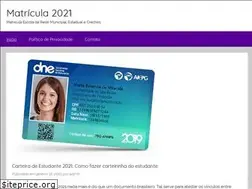 Sites similar to matricula2020.com.br