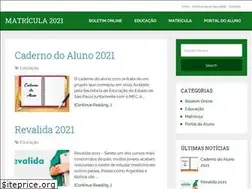 Sites similar to matricula2021.net.br