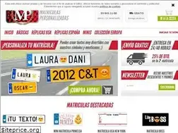 Sites similar to matriculaspersonalizadas.com