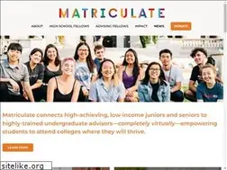 Sites similar to matriculate.org