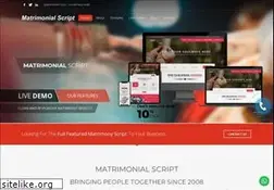 Sites similar to matrimonialscript.in