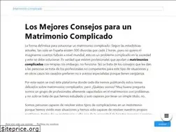 Sites similar to matrimoniocomplicado.com