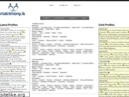 Sites similar to matrimony.lk