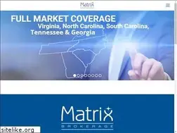 Sites similar to matrixbrokerage.com