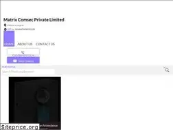 Sites similar to matrixcomsec.co