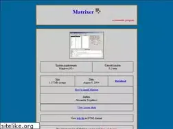Sites similar to matrixer.narod.ru