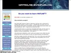 Sites similar to matrixlab-examples.com