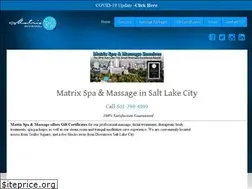 Sites similar to matrixmassagespa.com