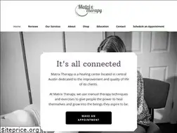 Sites similar to matrixtherapypt.com