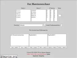 Sites similar to matrizen-rechner.de