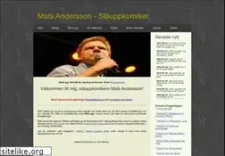 Sites similar to mats-andersson.se