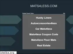 Sites similar to mats4less.com