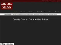 Sites similar to matsautosales.com