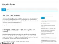 Sites similar to matskarlsson.se