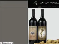 Sites similar to matsonvineyards.com