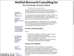 Sites similar to matstat.com