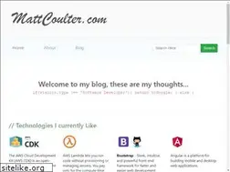 Sites similar to matt-coulter.com