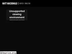 Sites similar to matt-macdonald.com