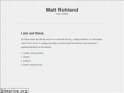 Sites similar to matt.roh.land