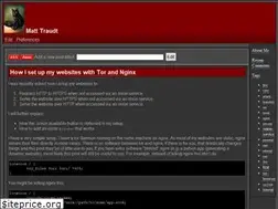Sites similar to matt.traudt.xyz