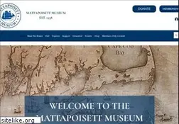 Sites similar to mattapoisetthistoricalsociety.org
