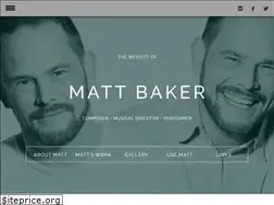 Sites similar to mattbakermusic.co.uk