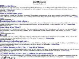 Sites similar to mattbisogno.com