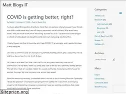 Sites similar to mattblogsit.com