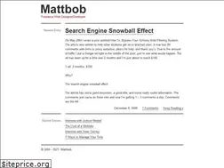 Sites similar to mattbobjones.com