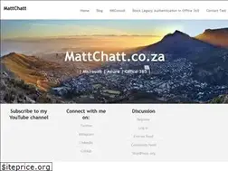 Sites similar to mattchatt.co.za