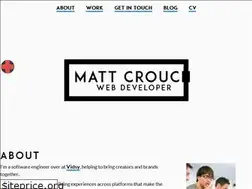 Sites similar to mattcrouch.net